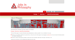 Desktop Screenshot of jobsinphilosophy.org
